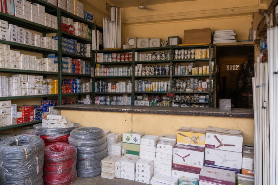 Electrical and lighting shop